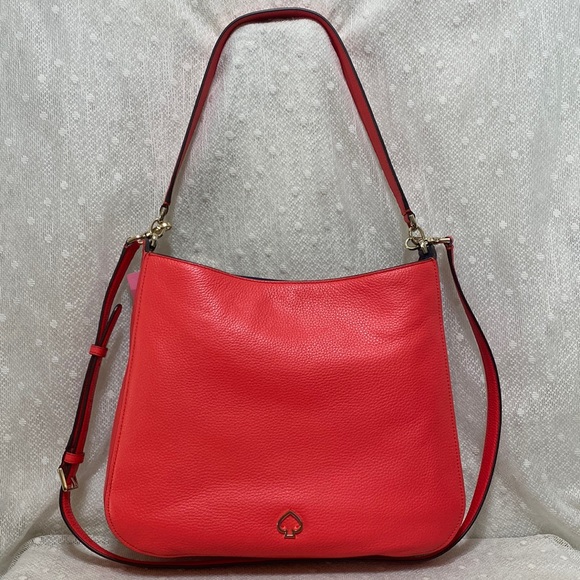 kate spade Bags Kate Spade New York Kailee Medium Pebble Leather Shoulder Bag In Stop Light